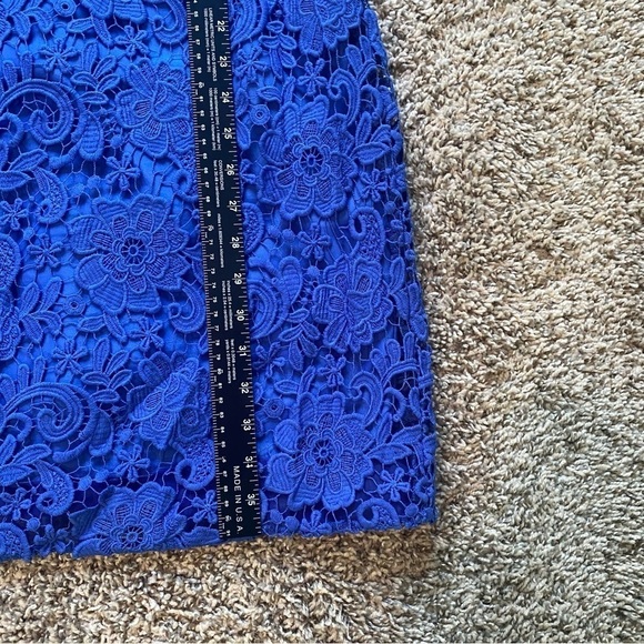 J. Crew Lace Sleeveless Floral Midi Dress Size 10 Cocktail Party Office - Picture 9 of 15